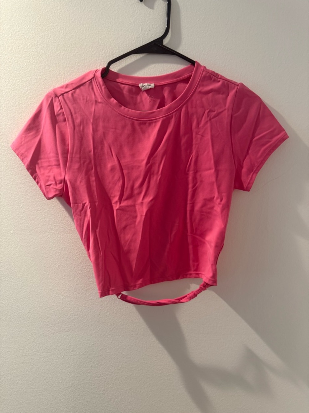 Garage Hot Pink Cropped Tee
